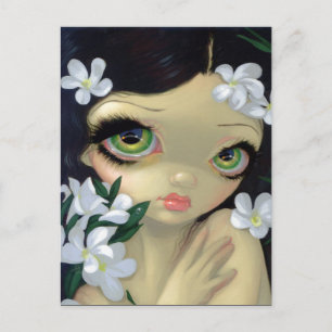 Cartão Postal "Beleza Venenosa II: Cartão-postal White Oleander"