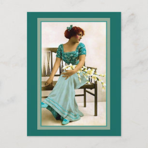 Cartão Postal Beleza vitoriana, foto restaurada