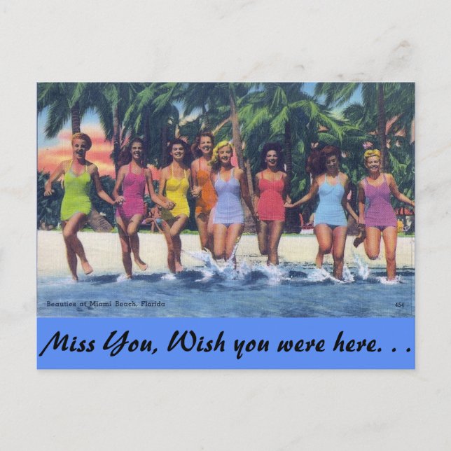 CARTÃO POSTAL BELEZAS DE BANHO (Frente)