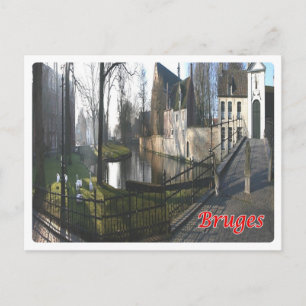 Cartão Postal Bélgica - Bruges - Beginenhof -