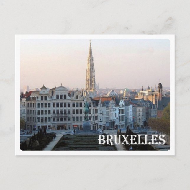 Cartão Postal Bélgica - Bruxelles - (Frente)