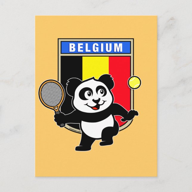 Cartão Postal Bélgica Tênis Panda (Frente)