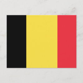 Cartão Postal Belgien Flagge