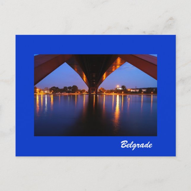 cartão postal Belgrado (Frente)