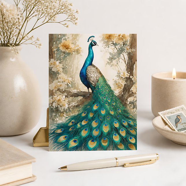 Cartão Postal Belíssimo Pavão (Criador carregado)