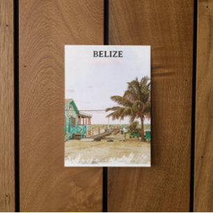 Cartão Postal Belize Caribe Beach Scenery