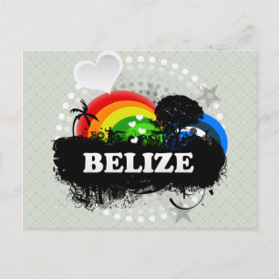 Cartão Postal Belize de Fruta-Corte