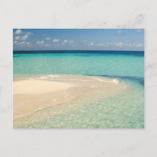 Cartão Postal Belize, Mar do Caribe. Goff Caye, Uma Pequena Ilha