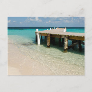 Cartão Postal Belize, Mar do Caribe, Goff Caye. Uma Pequena Ilha
