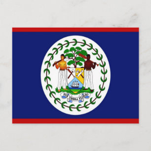 Cartão Postal Belize - Sinalizador -