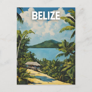 Cartão Postal Belize Viagens vintage