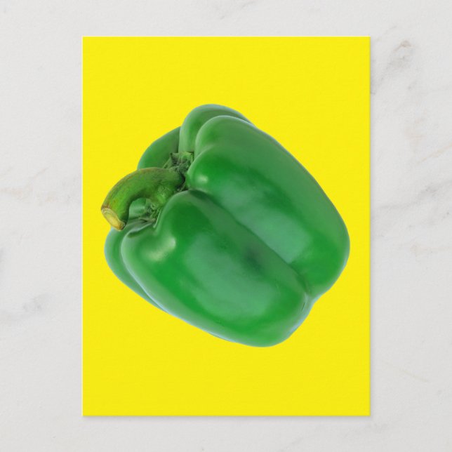 CARTÃO POSTAL BELL PEPPER (VERDE) (Frente)