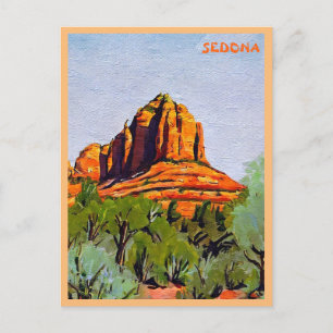 Cartão Postal Bell Rock, Sedona, Cartão-postal de pintura de Ari