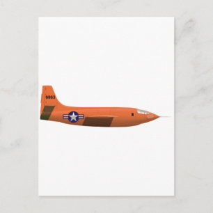 Cartão Postal Bell X-1 Rocket plane