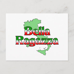 Cartão Postal Bella Ragazza (Linda Garota Italiana)