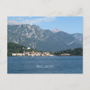 Cartão postal Bellagio como Itália