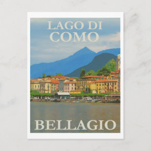 Cartão Postal Bellagio Itália Poster