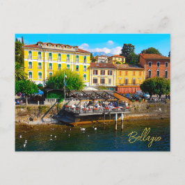Cartão Postal Bellagio Lombardy Lago Como Itália Waterfront