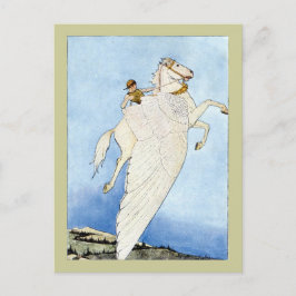 Cartão Postal Bellerofão e Pegasus