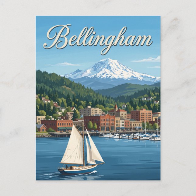 Cartão Postal Bellingham, Washington (Frente)
