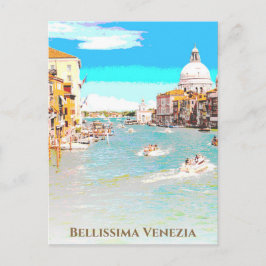 Cartão Postal ** Bellissima - Veneza da Língua Italiana. Veneza