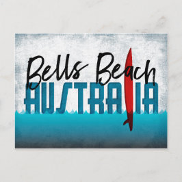 Cartão Postal Bells Beach Postcard Austrália Surfboard