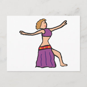 Cartão Postal Belly Dancing