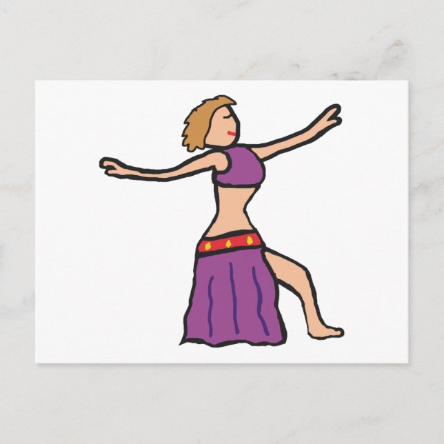 Cartão Postal Belly Dancing (Frente)