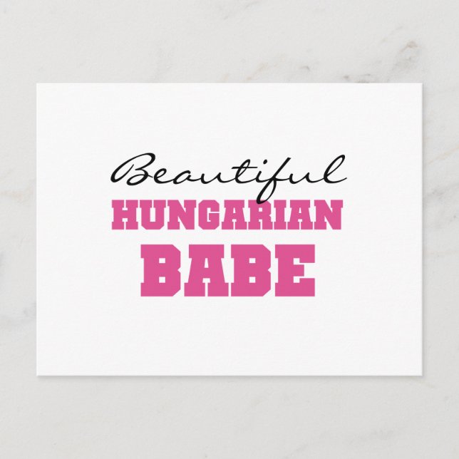 Cartão Postal Belo Bebê Húngaro (Frente)