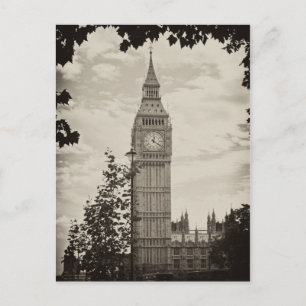 Cartão Postal Belo Big Ben, Torre Relógio de Londres
