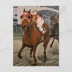 Cartão Postal Belo Cavalo Deleia Proprietários da Corrida Clássi