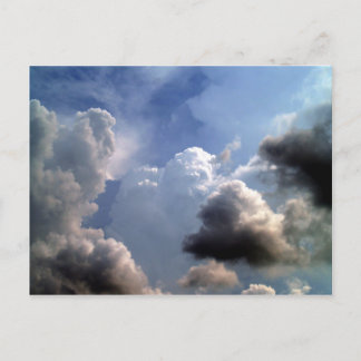 Cartão Postal belo céu e nuvem