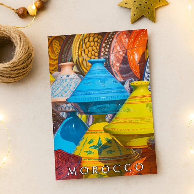 Cartão Postal Belo Colorul, Comida Tajine marroquina (Criador carregado)