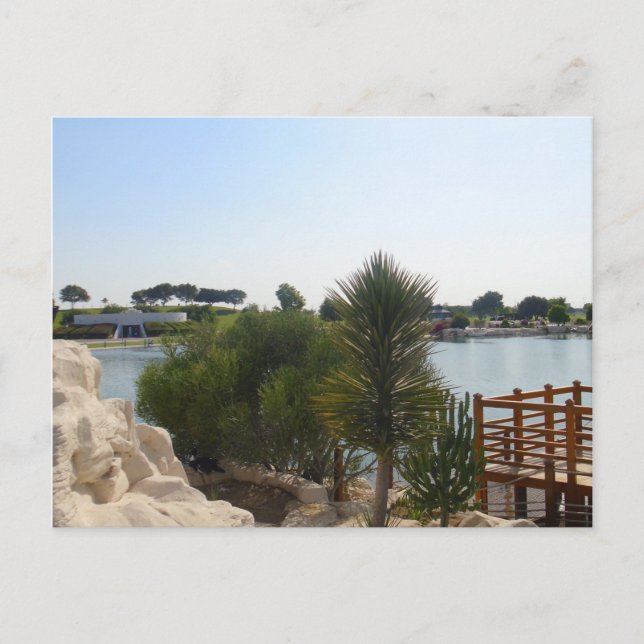 Cartão Postal belo dia no lago (Frente)