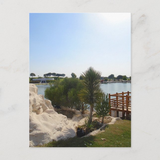 Cartão Postal belo dia no lago (Frente)