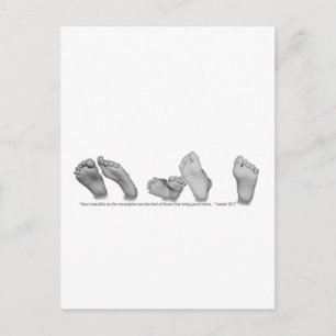 Cartão Postal Belo Feet