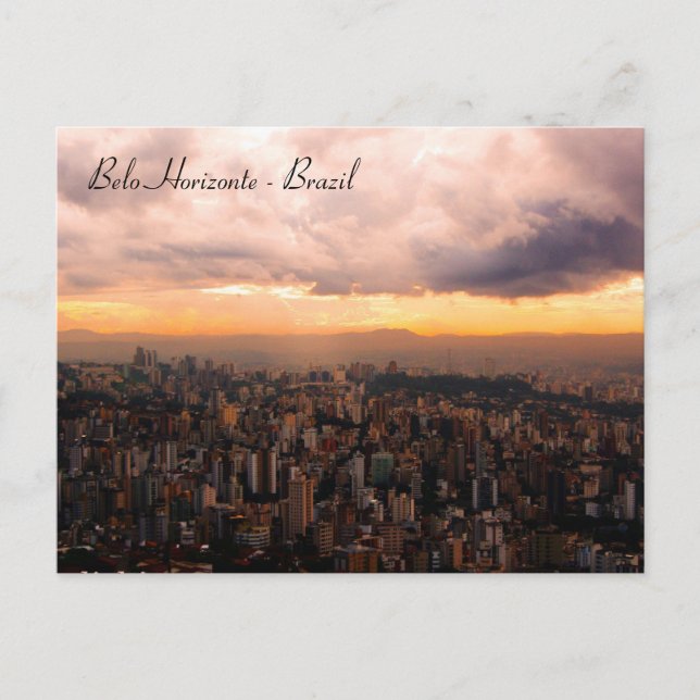 Cartão Postal Belo Horizonte - Brasil (Frente)