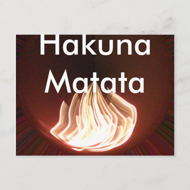 Cartão Postal Belo Impressão de Arte Abstrato (Frente)