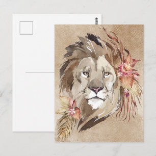 Cartão Postal Belo Leão em Aquarela