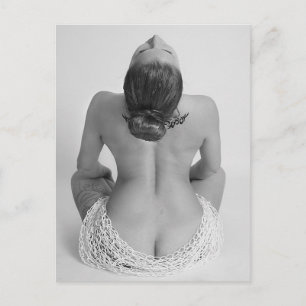 Cartão Postal Belo modelo de fotografia