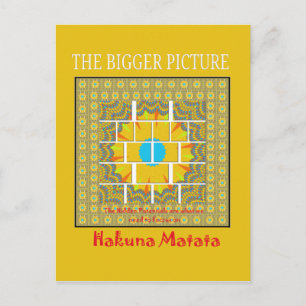 Cartão Postal Belo ouro amarelo incrível design gráfico