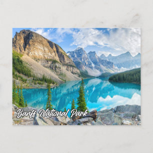 Cartão Postal Belo Parque Nacional Banff, Alberta, Canadá