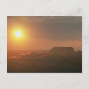 Cartão Postal Belo pôr do sol: Surrimponha com o sol, Quasr-E