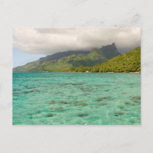 Cartão Postal Belo Resort Sheraton em Moorea, Francês