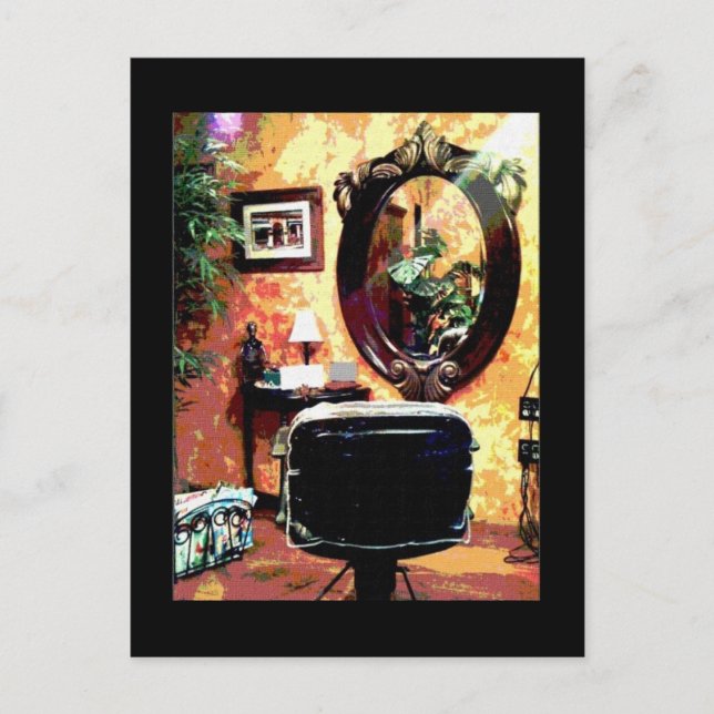 Cartão Postal Belo Salão de Cabelo (Frente)