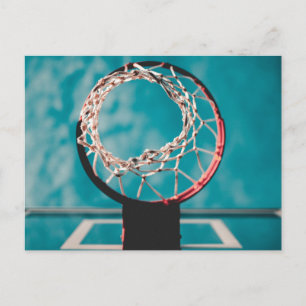 Cartão Postal Belo Trabalho de arte de basquete