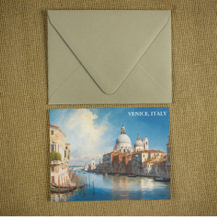 Cartão Postal Belo Veneza, Itália Trabalho de arte