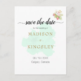 Cartão Postal Belo Verde limão 💚 Boho Botânico