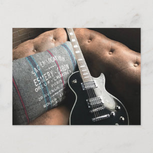 Cartão Postal Belo Violão Acústico