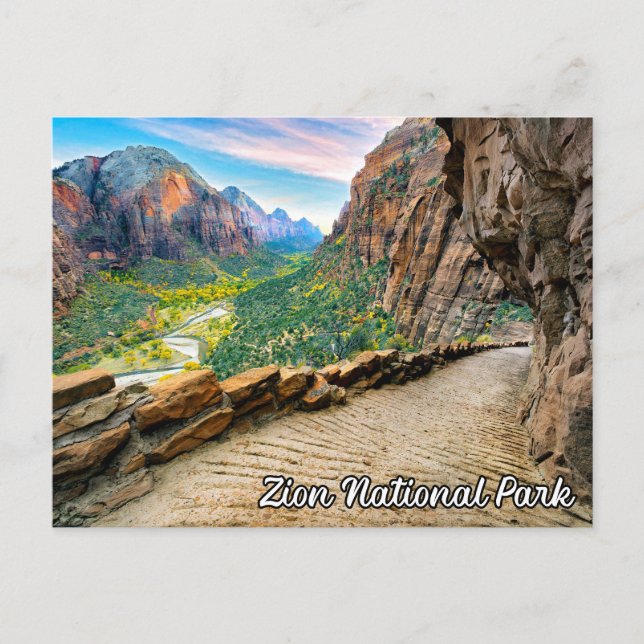 Cartão Postal Belo Zion National Park, Utah, EUA (Frente)